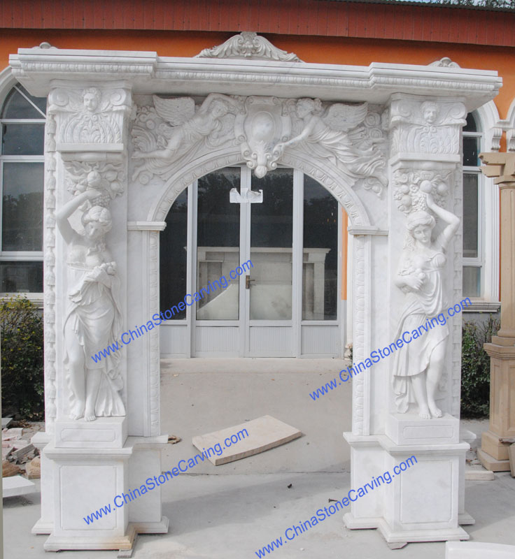Statue sculpture door frame,                    ,                                    ,                                    ,                                    